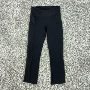Lululemon Pants Womens 2 Black High Rise Speed Up Crop Leggings Yoga Athletic